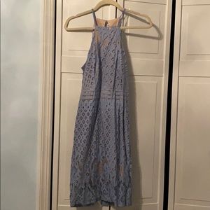 Lulu’s Lace High Neck Dress